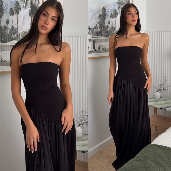 Lovers + Friends Dresses & Skirts - Lovers + Friends Alice Strapless Gown Black NEW with tags